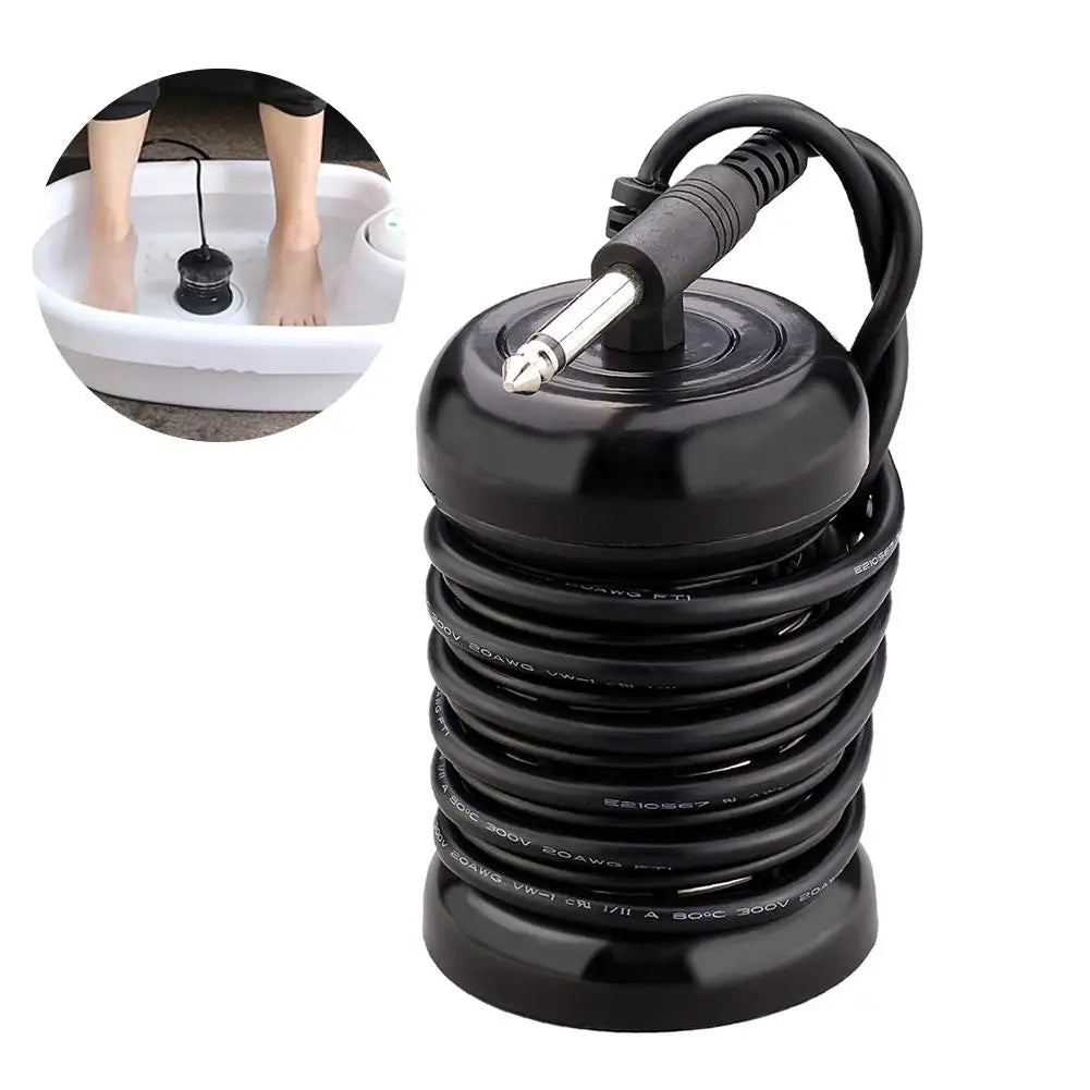 4 pcs Feet Detox Machine Ionic Foot Spa Machine Foot Bath Ion Cleanse Anti Stress Relief Pain Aqua Footbath Spa Massage