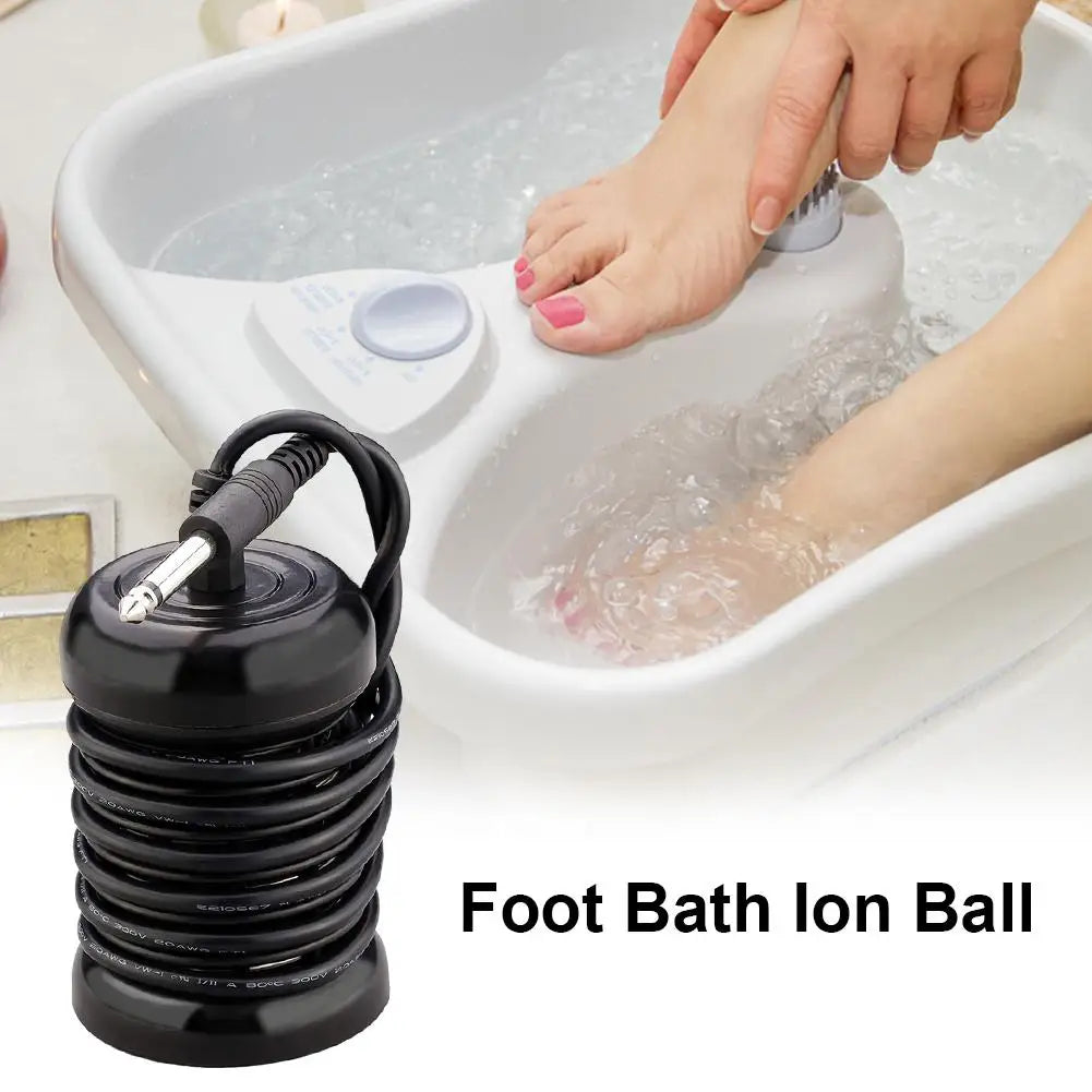 4 pcs Feet Detox Machine Ionic Foot Spa Machine Foot Bath Ion Cleanse Anti Stress Relief Pain Aqua Footbath Spa Massage
