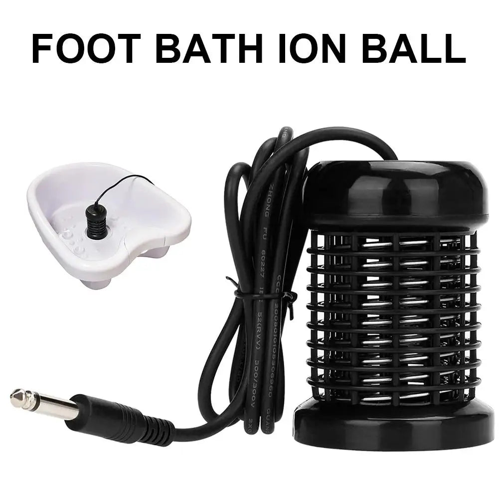 4 pcs Feet Detox Machine Ionic Foot Spa Machine Foot Bath Ion Cleanse Anti Stress Relief Pain Aqua Footbath Spa Massage